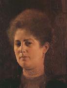 Gustav Klimt Portrait of a Lady (Frau Heymann) around (mk20) Sweden oil painting reproduction